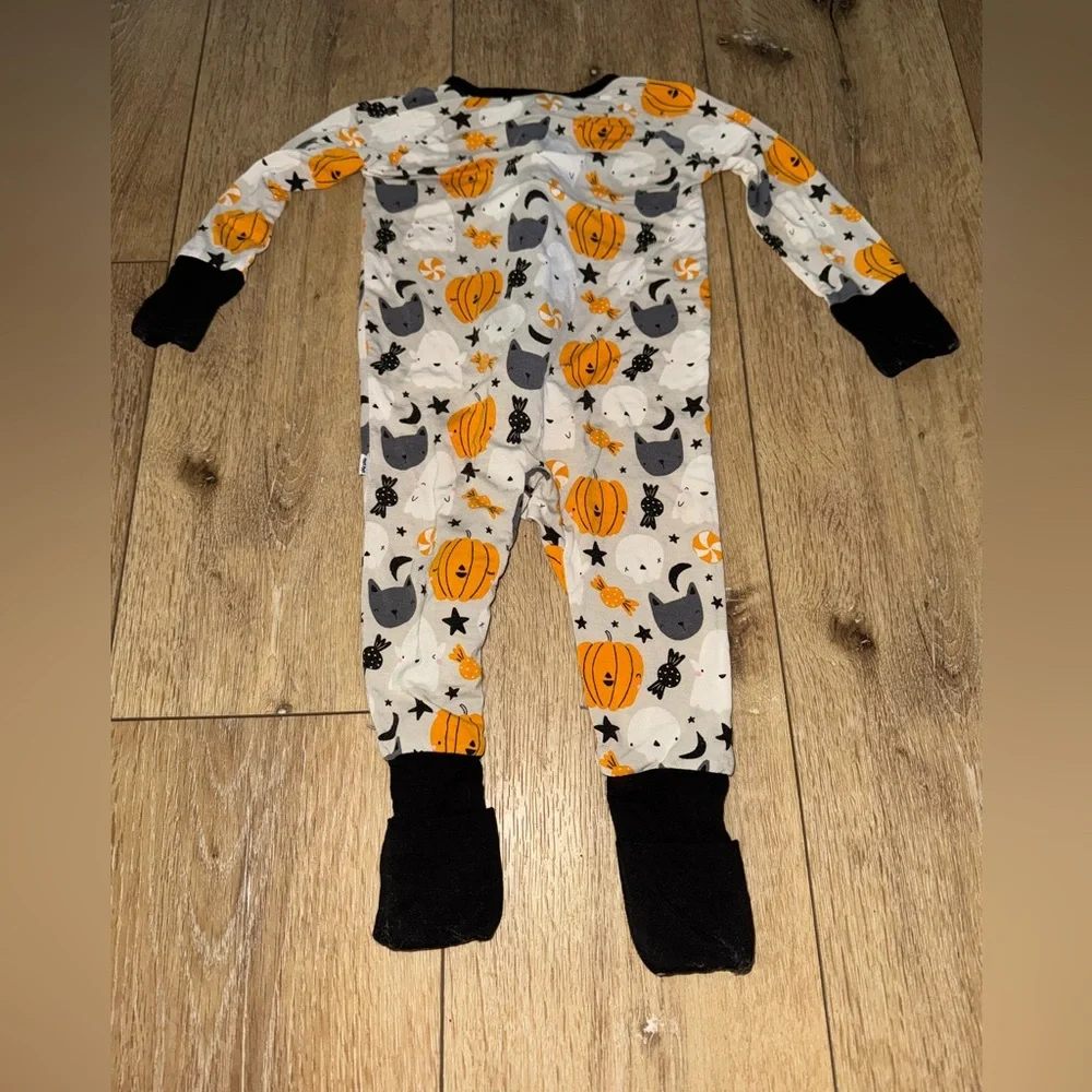 Little Sleepies‎ Boo Crew Halloween Pumpkin Bamboo Zippy 3-6mo